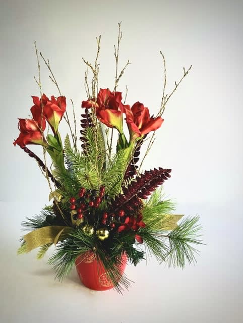 Jingle Pine Silk Bouquet