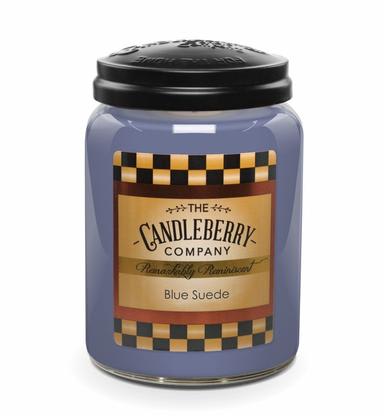 Candleberry  Blue Suede Jar Candle