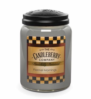 Candleberry Flannel Mornings Jar Candle