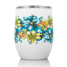 Hawaiian Lei Thermal Stemless Wine Tumbler