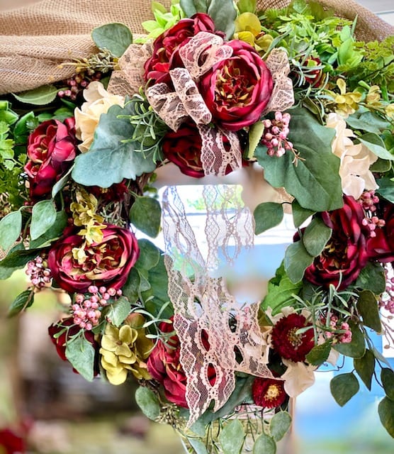 Victorian Silk Wreath