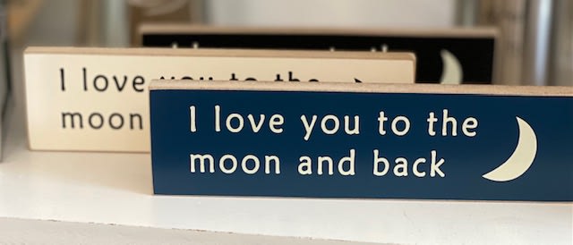 Love You Wooden Mini Sign 