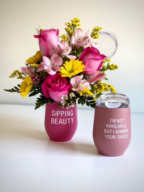 Say What? Wine Tumbler Bouquet