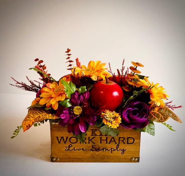 Autumn Harvest Silk in Wood Box