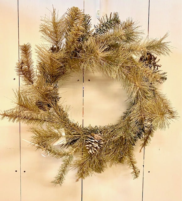 Gold Glitter Wreath