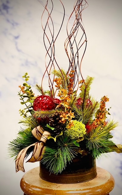 Copper Pot Fall-Christmas Silk