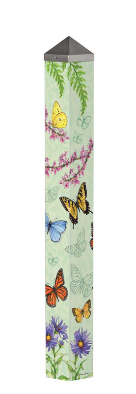  Butterfly Dance 40" Art Pole