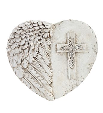 Angel Wing with Cross Stepping Stone