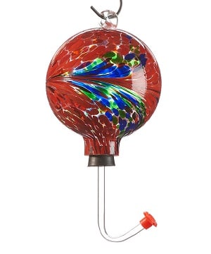 Artglass Hummingbird Feeder