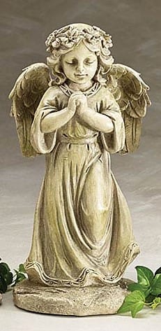 Standing Resin Garden Cherub