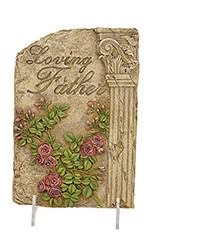 Loving Father Garden Stone with Easel Stand