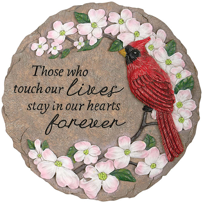 Stay in Our Hearts Forever Garden Stone on Easel Stand