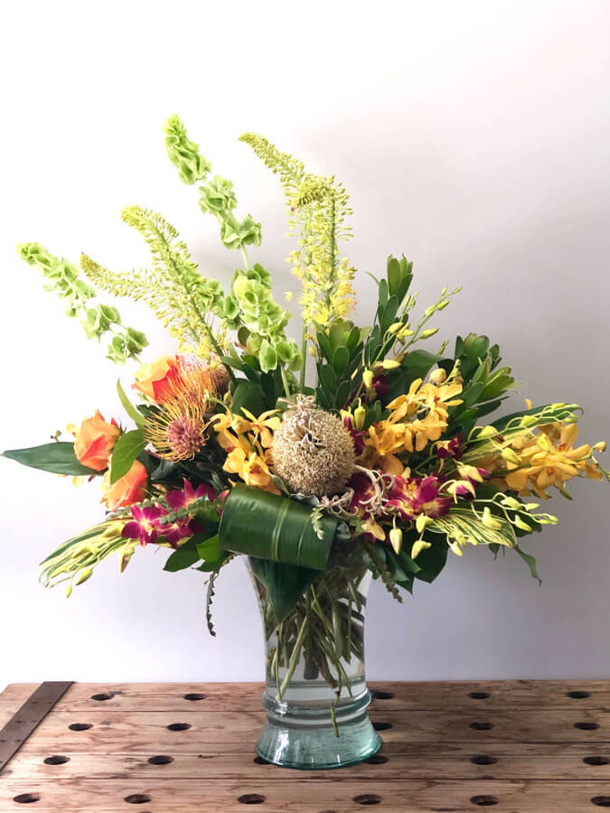 Tropical Orchids and Protea