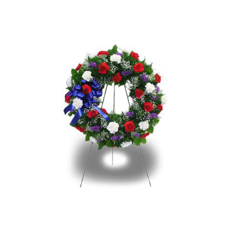 5D-36 Carnation Wreath