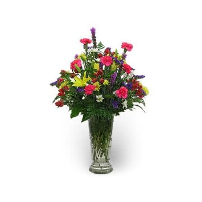 6H-Primary Color Fresh Flower Vase