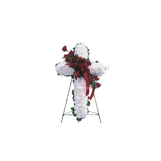 2H-12 Rose-100 Carnation Cross Easel