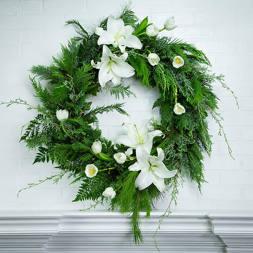 Simply-White Wreath