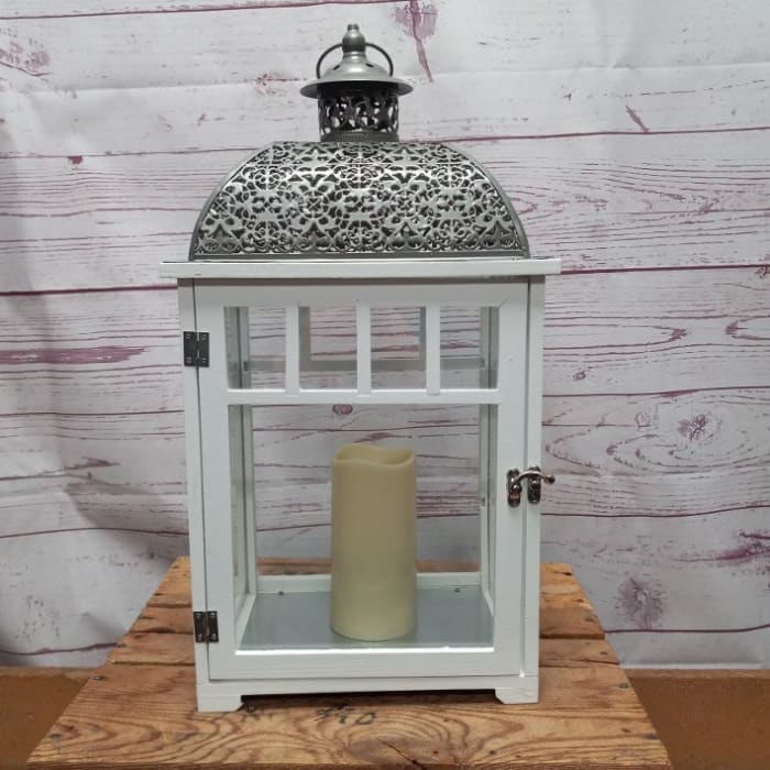 Contemporary White Lantern