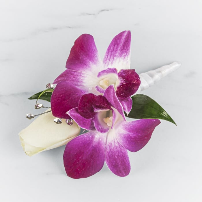 Orchid Boutonnière by BloomNation™