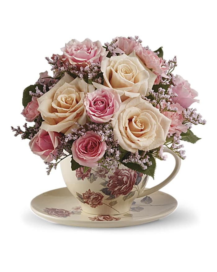 Teleflora's Victorian Teacup Bouquet