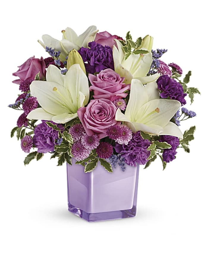 Teleflora's Pleasing Purple Bouquet