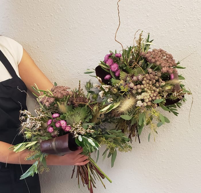 Beautifully Bohemian Bridesmaid's Bouquet