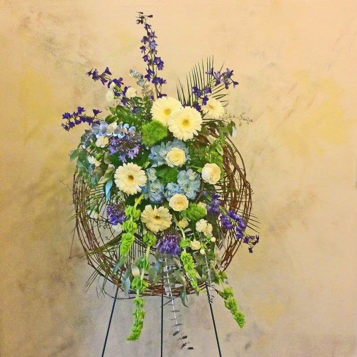 Blue Moon Wreath