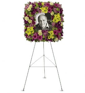 Mosaic Of Memories Square Easel Wreath