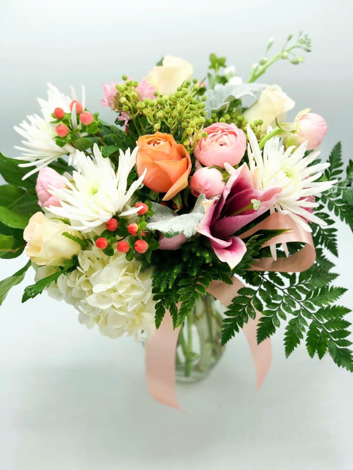 Pink paradise Flower Delivery Knoxville TN Petal Pushers