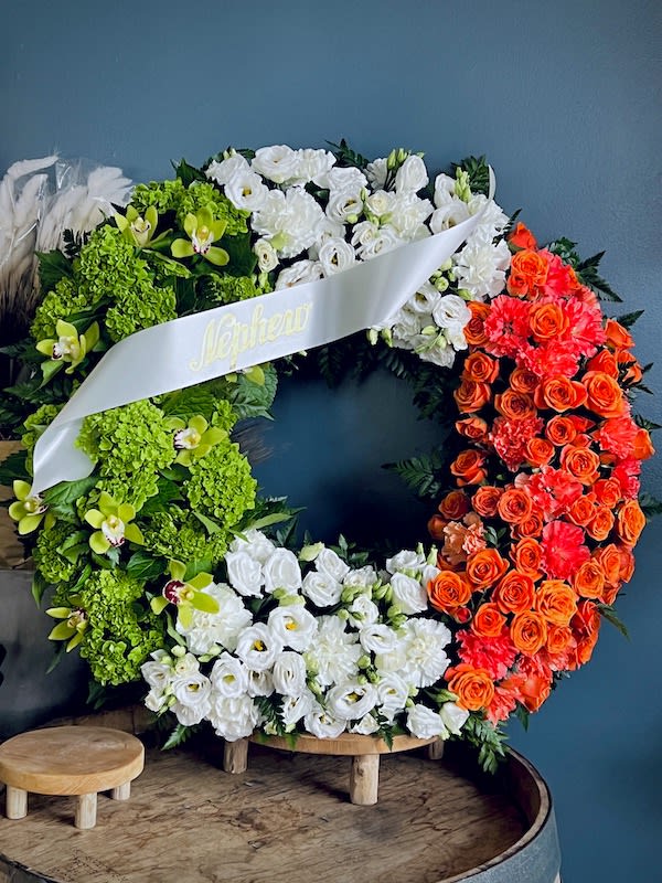 Irish Flag Sympathy Wreath 