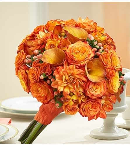 Golden Sunset Mixed Bridal Bouquet