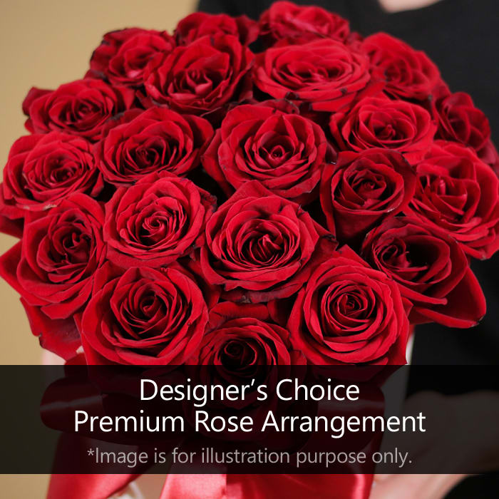 Designer's Choice Premium Rose Arrangement Sandra503