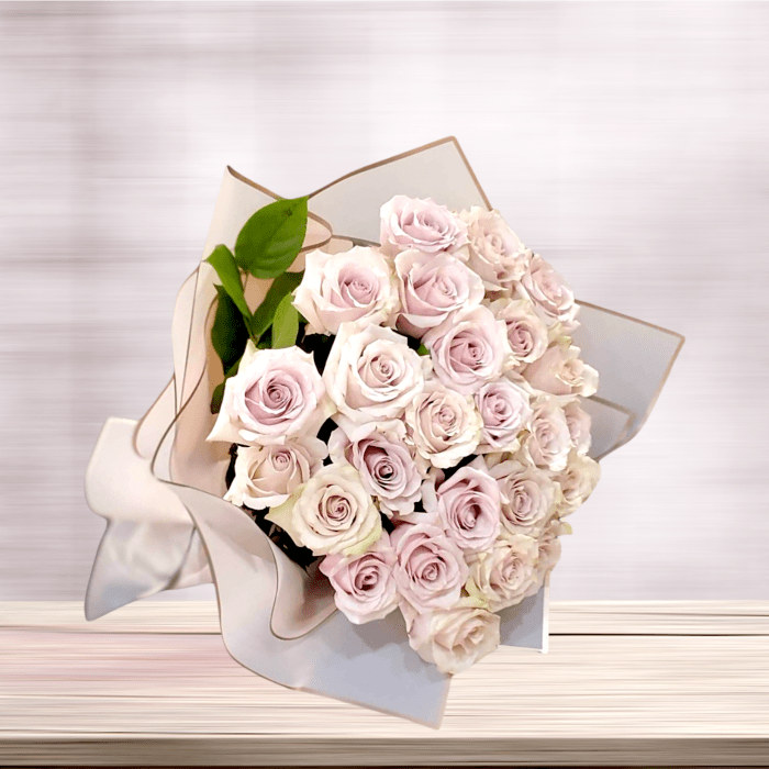 BLUSH ROSE BOUQUET WRAP Flower Delivery Las Vegas NV Vegas Rose Flowers