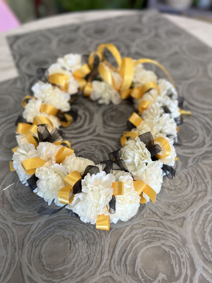 Double Roy Graduation Lei