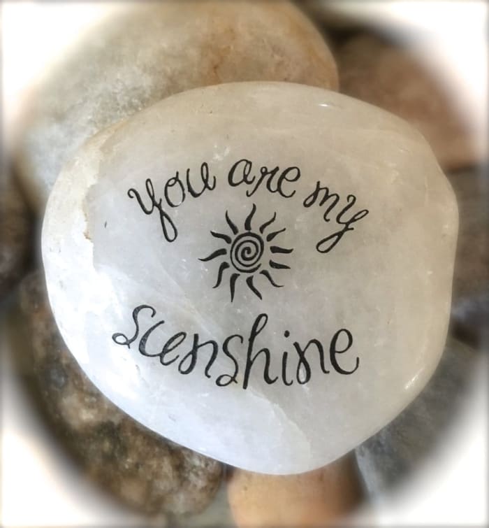 “You Are My Sunshine” Karmic Stone