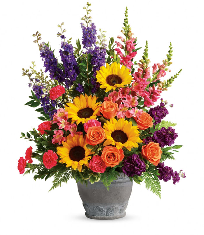 Hues Of Hope Bouquet by Telefloras