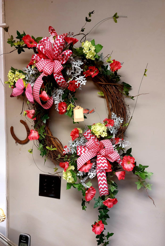 Hot Pink Wreath