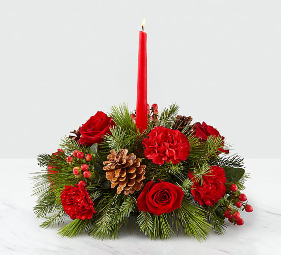 I'll Be Home for Christmas™ Candle Centerpiece