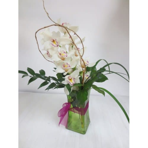 Cymbidium Orchid Vase Deluxe