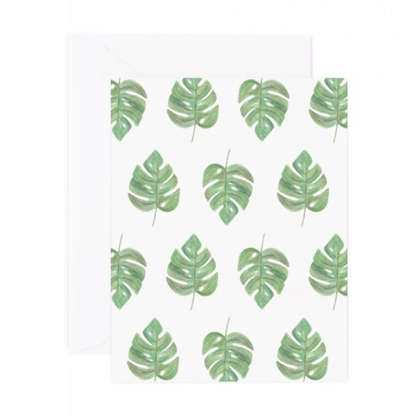 Monstera Leaf everday card