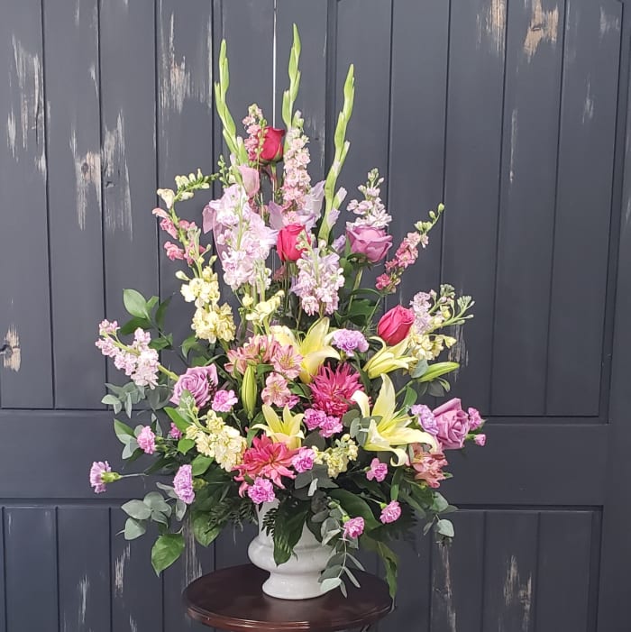 A Beautiful Lady Traditional Arrangement