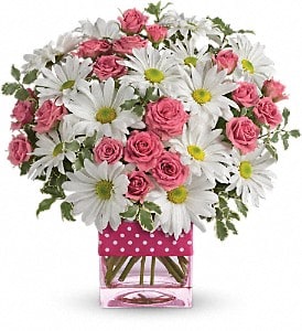 Teleflora's Polka Dots and Posies