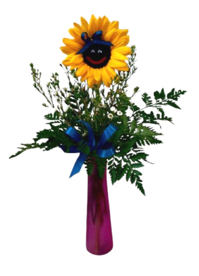 Smiley Sunflower V-1355