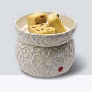 Wax Melter with Dish - Ivory