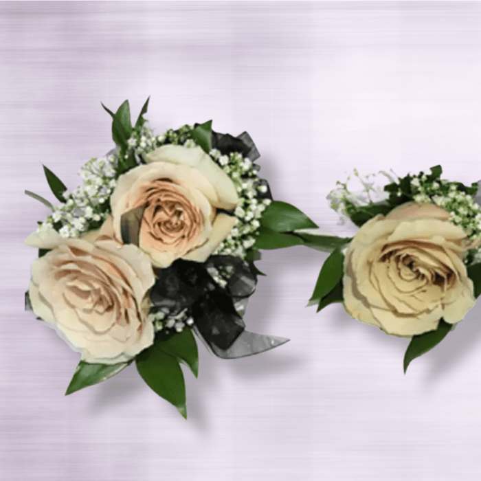 Corsage and boutonniere