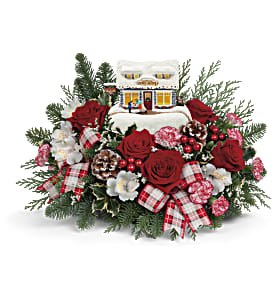 Thomas Kinkade's Festive Fudge Shoppe Bouquet