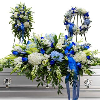 Blue Funeral Piece