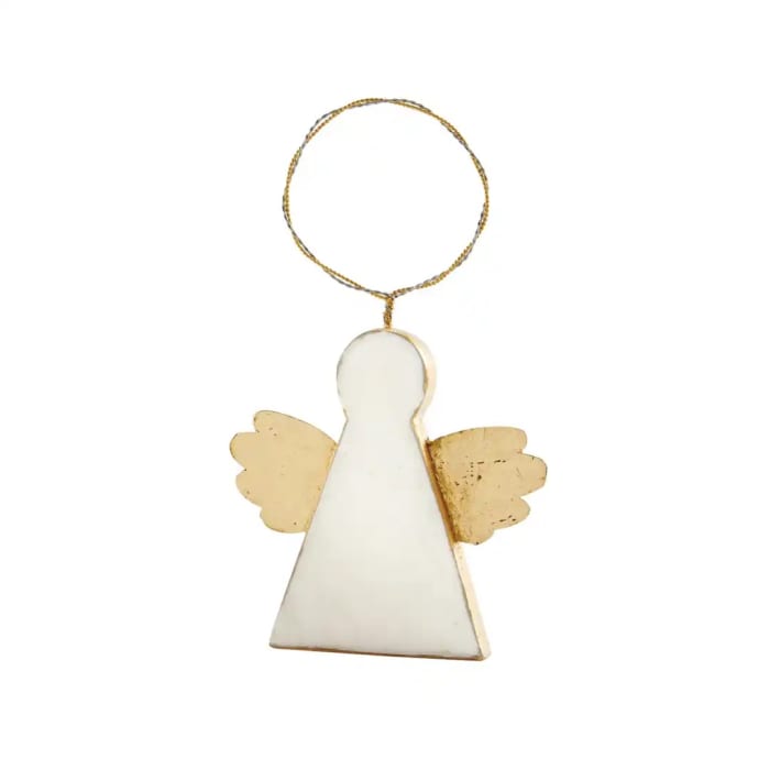 angel marble ring ornament 
