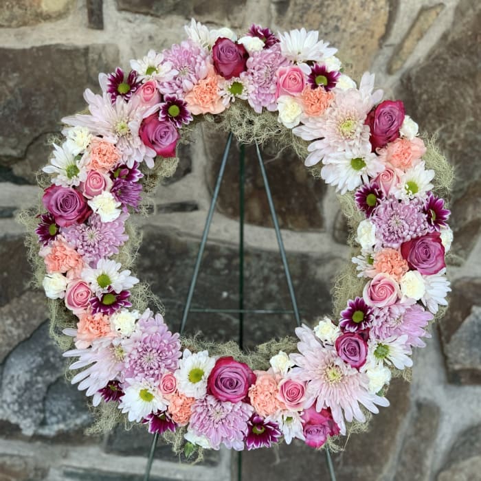 Circular Floral Wreath