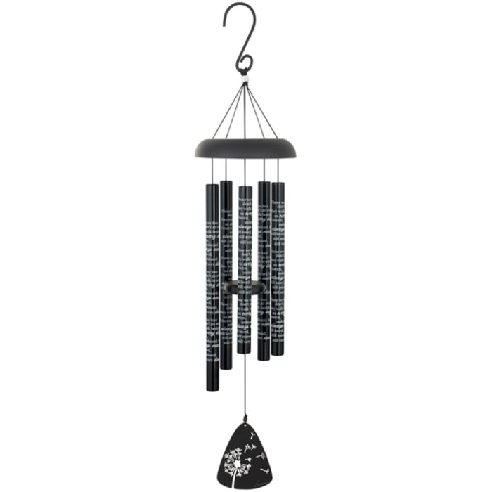 Always Near 30" Black Wind Chime